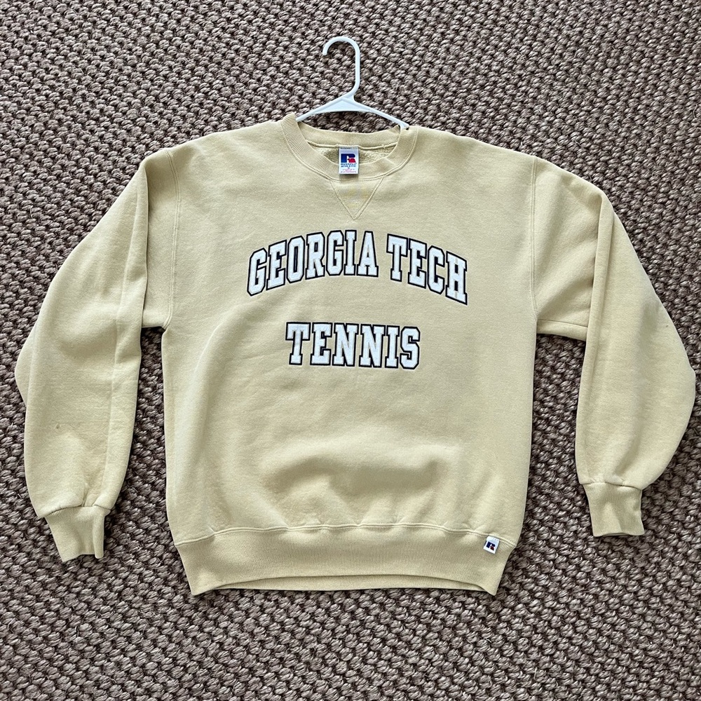 Light yellow Russel Athletic GT sweatshirt size M